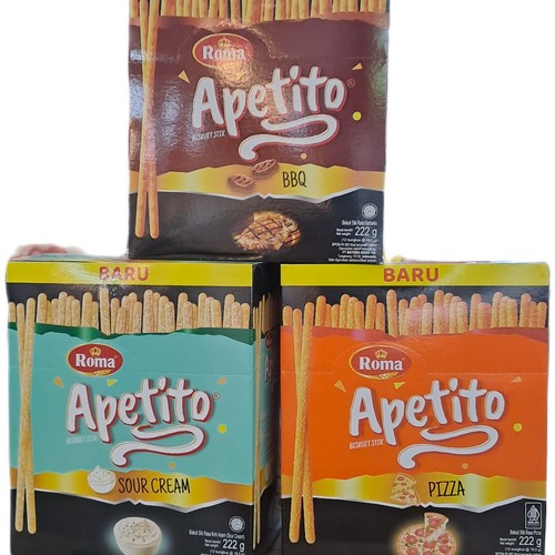 

VARIAN MURAH ROMA APETITO BISKUIT STIK ISI 10 PICIS