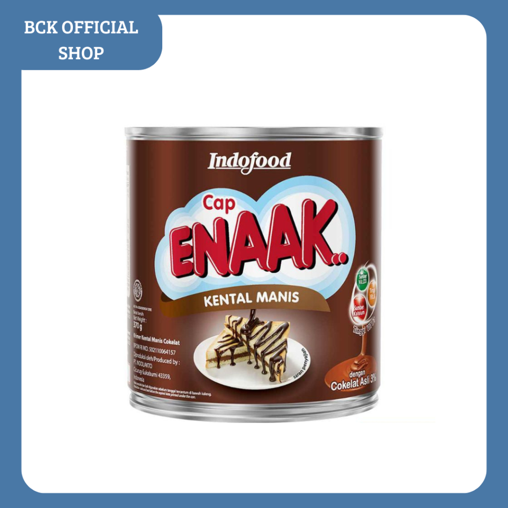 

Kental Manis Cap Enaak Rasa Coklat Kaleng 370gr (PCS)