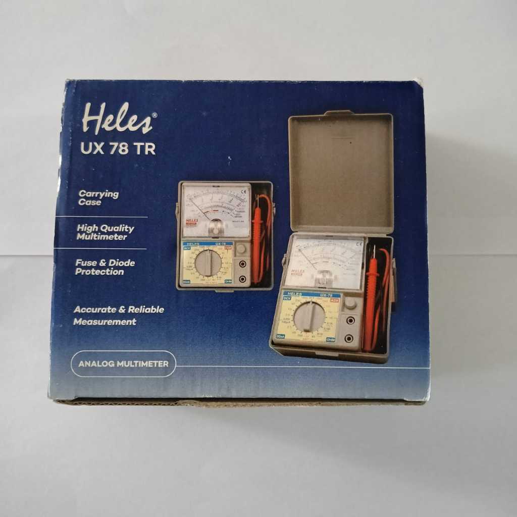 Multitester Heles Analog UX 78 Avometer Analog Heles UX 78 Multitester Heles UX 78 TR Buzzer Multime