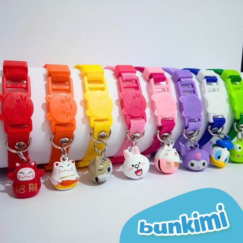 Kalung Kucing Lonceng Karakter