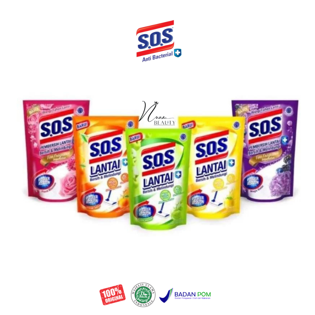 SOS PEMBERSIH LANTAI REFILL 750ml