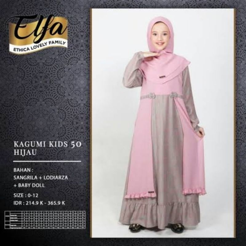 ETHICA GAMIS ANAK KAGUMI KIDS 50