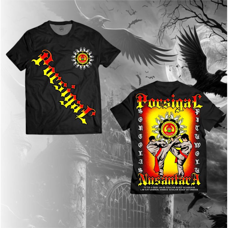 Kaos Porsigal Nusantara Sablon Dtf Bahan Premium