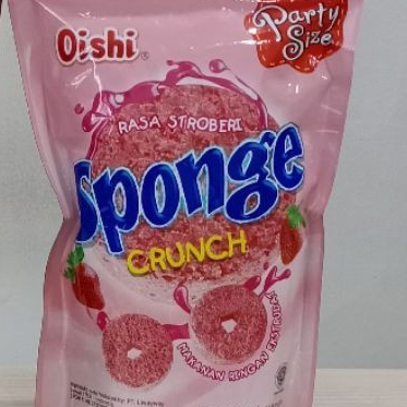 

MURAH 2 PICIS OISHI SPONGE CRUNCH STAWBERRY