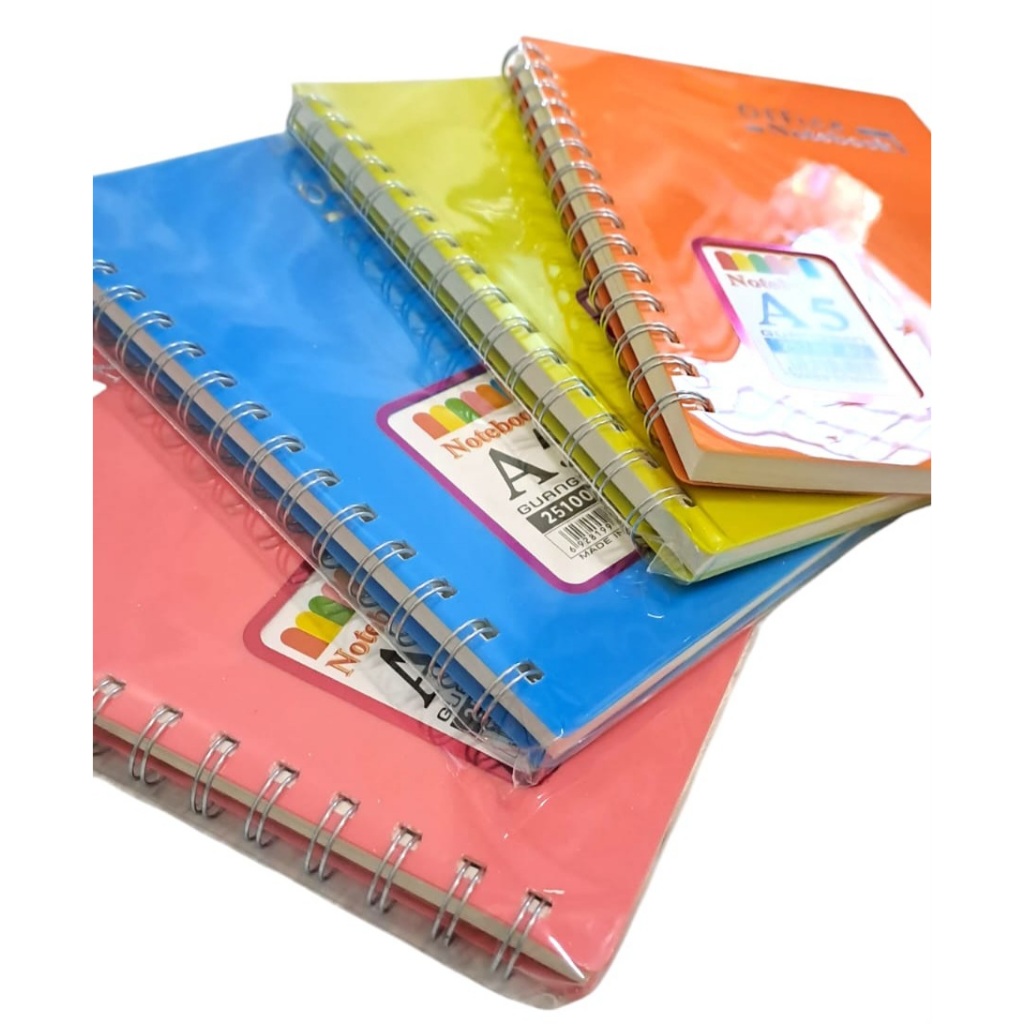 

Buku Catatan/ Notes Spiral A5 Polos