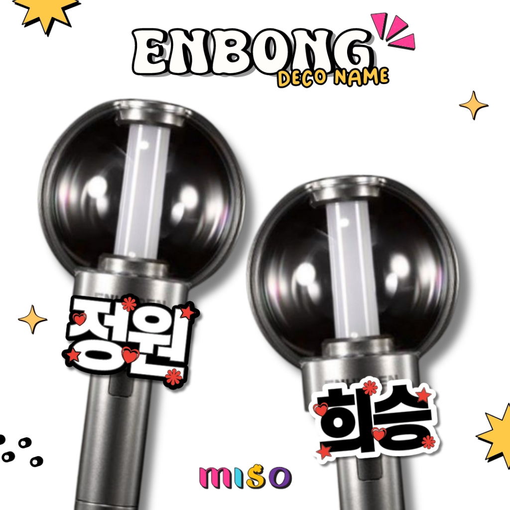 READY STOCK [Enbong Concert Kit] Lightstick Enbong Enhypen Deco / Hiasan Lightstick / Lightstick Dec