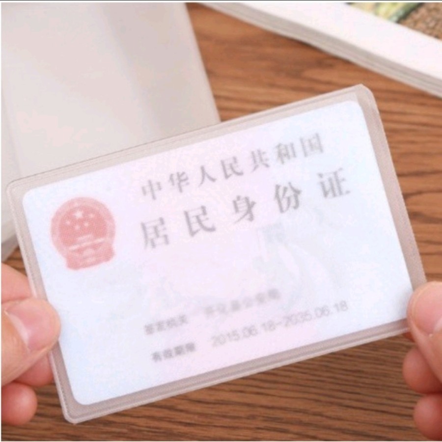 

TEBAL Plastik Kartu Plastik Cover Pelindung Kartu Anti Gores