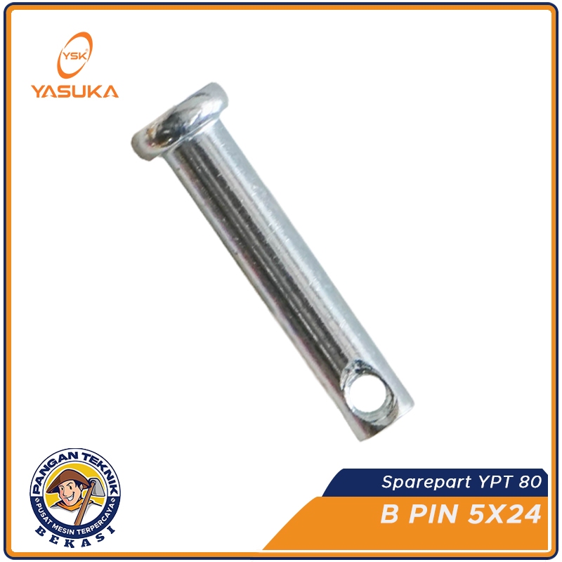 B Pin 5X24 YPT80 Yasuka | Sparepart Mesin Bajak Yasuka YPT 80