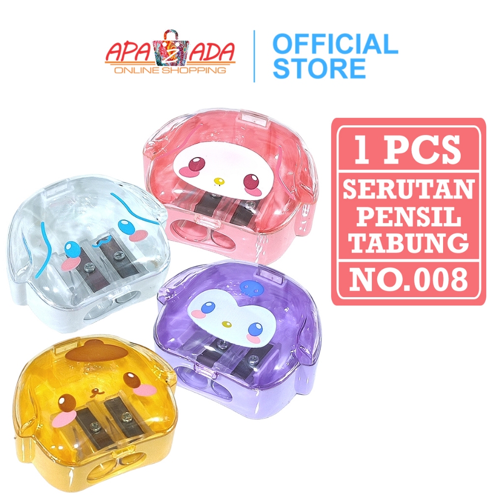 

Apazada - Serutan Pensil Tabung Cinamon [1 Pcs] / Rautan Pengserut Tabung / Rawutan Serut SR-008