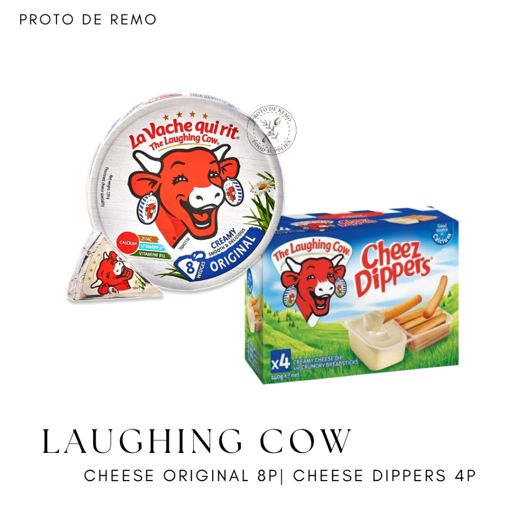 

Laughing Cow Cheese Plain 8P 120gr | Cheese Dippers 4P 140gr