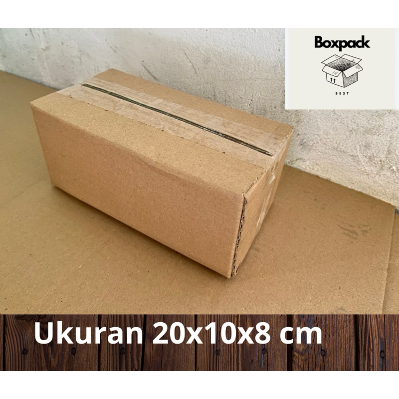 

Kardus Box Karton Kotak Dus Packing Kecil Mini Polos Murah Uk. 20x10x8 Tebal 3 mm