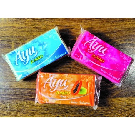(BPOM)SABUN AYU JUMBO 110Gr AMPUH MENCERAHKAN, MELEMBUTKAN, MENGHILANGKAN BEKAS LUKA DAN GATAL-GATAL