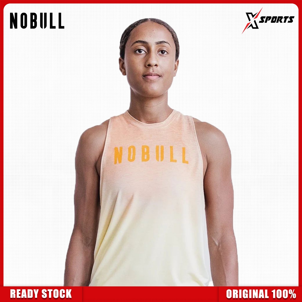 READY STOCK NOBULL Tank Women Ombre High Neck Vanilla Ombre