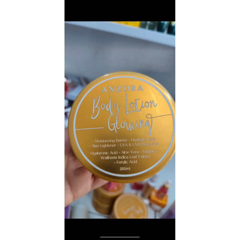Lotion Anzora Body Lotion Hb Glowing/Pemutih badan