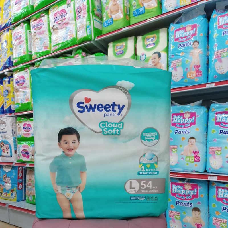 Sweety pants silver L 54