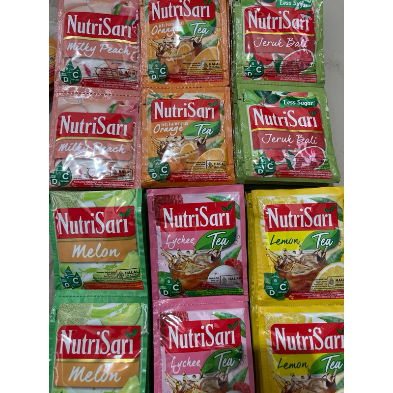 

Nutrisari renceng All variant/ rasa terbaru/ Nutrisari vitamin C