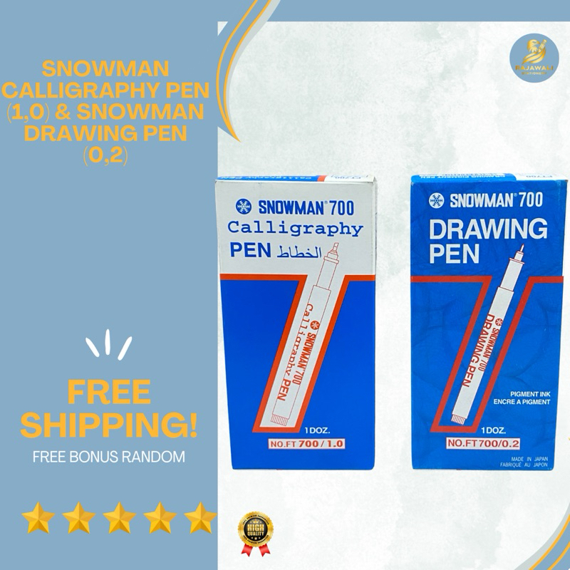 

Snowman Drawing Pen (0,2) & Snowman Callingraphy Pen (1,0) Harga Terjangkau + Free Bonus Random!!