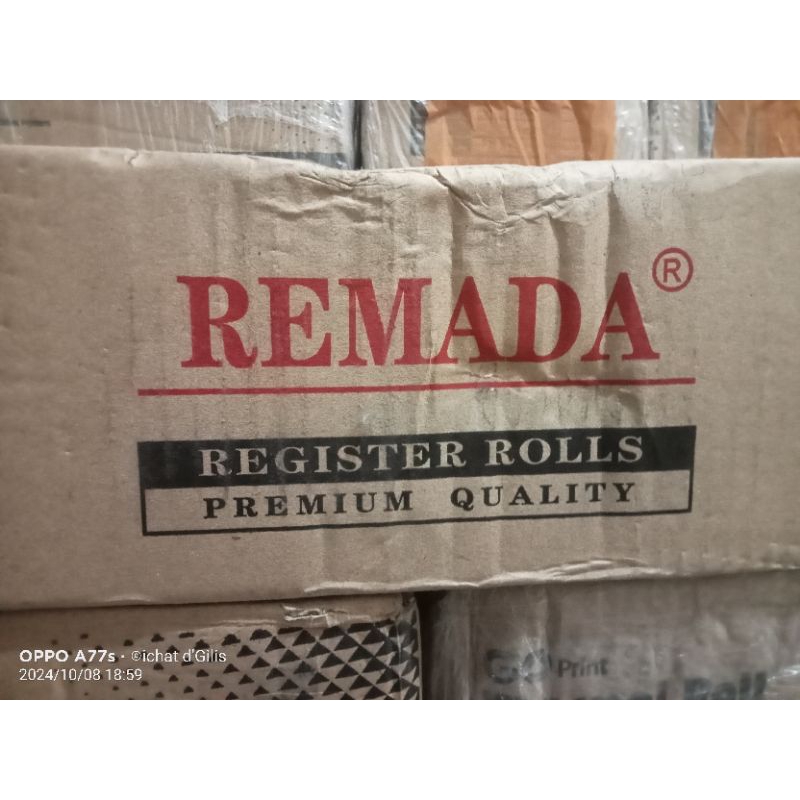 

(siap kirim) kertas thermal ukuran 57×40mm sepaket isi 10roll