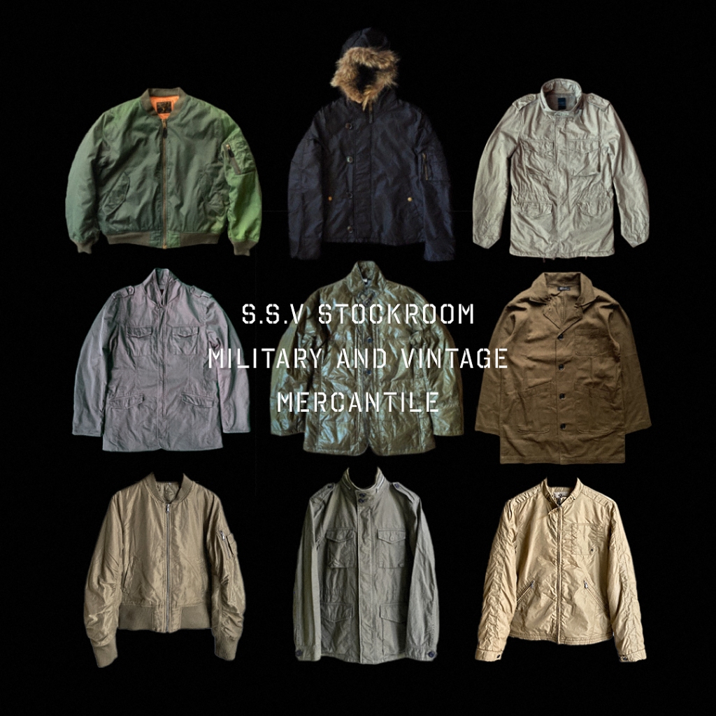 JACKET VINTAGE PARKA BOMBER M65 MA1 CWU MILITARY VARSITY UNISEX SECOND