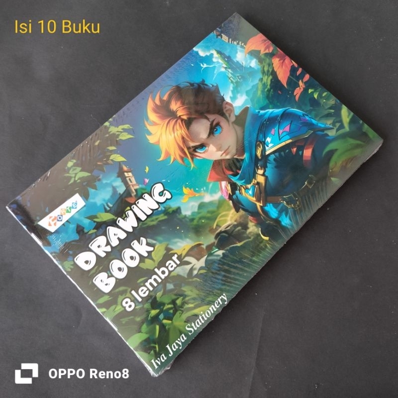 

1 Pak Buku Gambar A4 Drawing Book 8 Lembar Isi 10 Buku