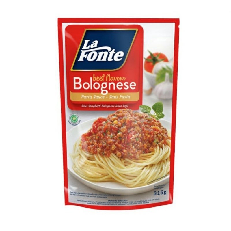 

Saus Pasta Bolognese La Fonte 315gr
