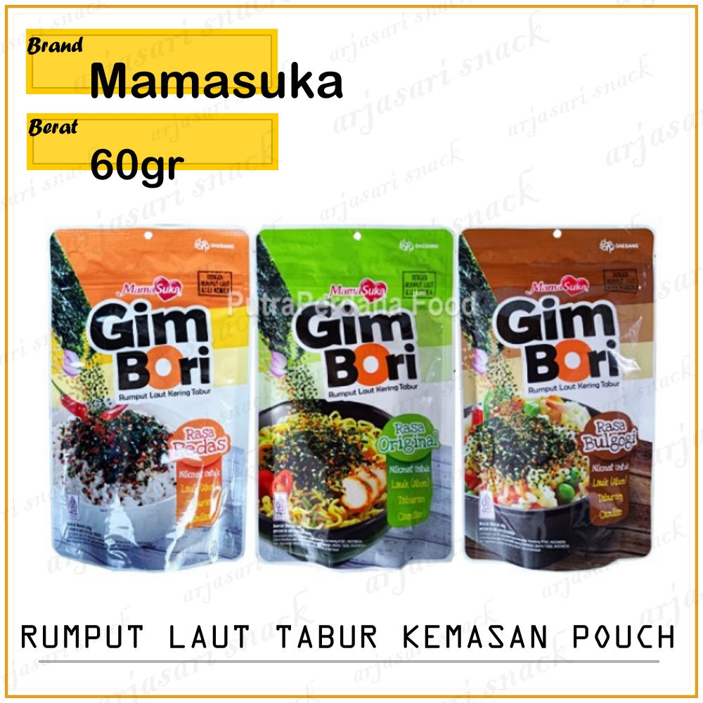 

Rumput Laut Panggang Gim Bori Mamasuka