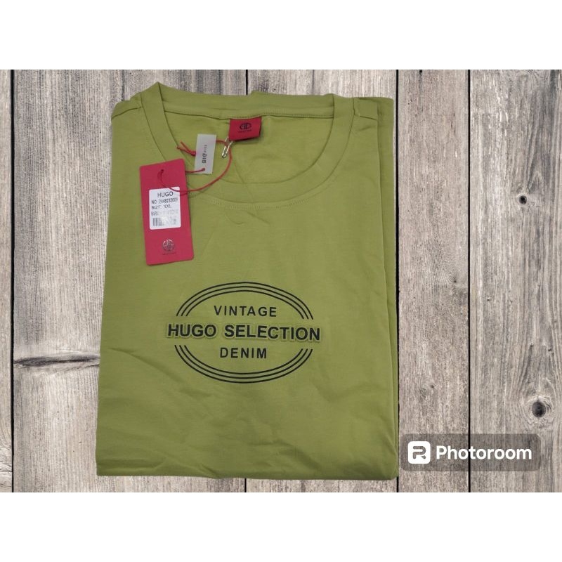 KAOS DISTRO OBLONG HUGO TEBAL JUMBO PREMIUM