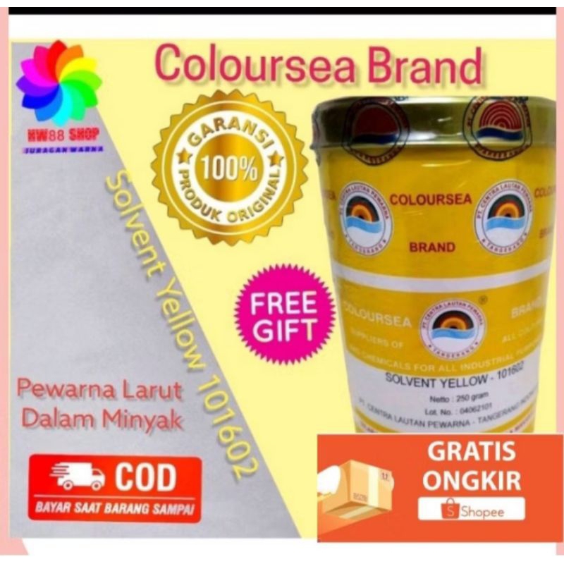 Pewarna Minyak Berwarna Kuning Muda, Coloursea Brand 101602