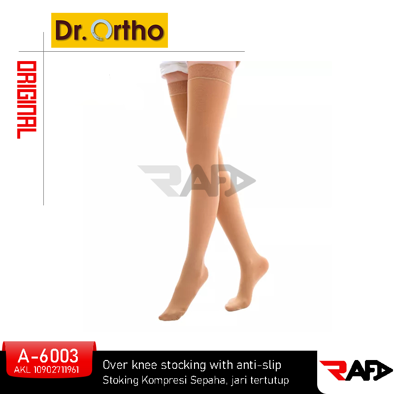 Stoking Varises Kesehatan  Sepaha Jari Tertutup Dr Ortho A-6003