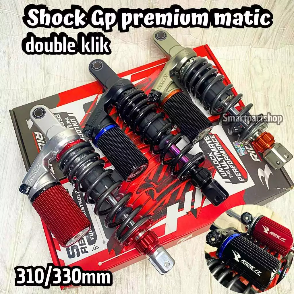 Shock Ride IT GP Premium Tabung Skok MATIC Mio Skok Vario Tabung GP Skok Belakang 31cm 33cm Terlaris