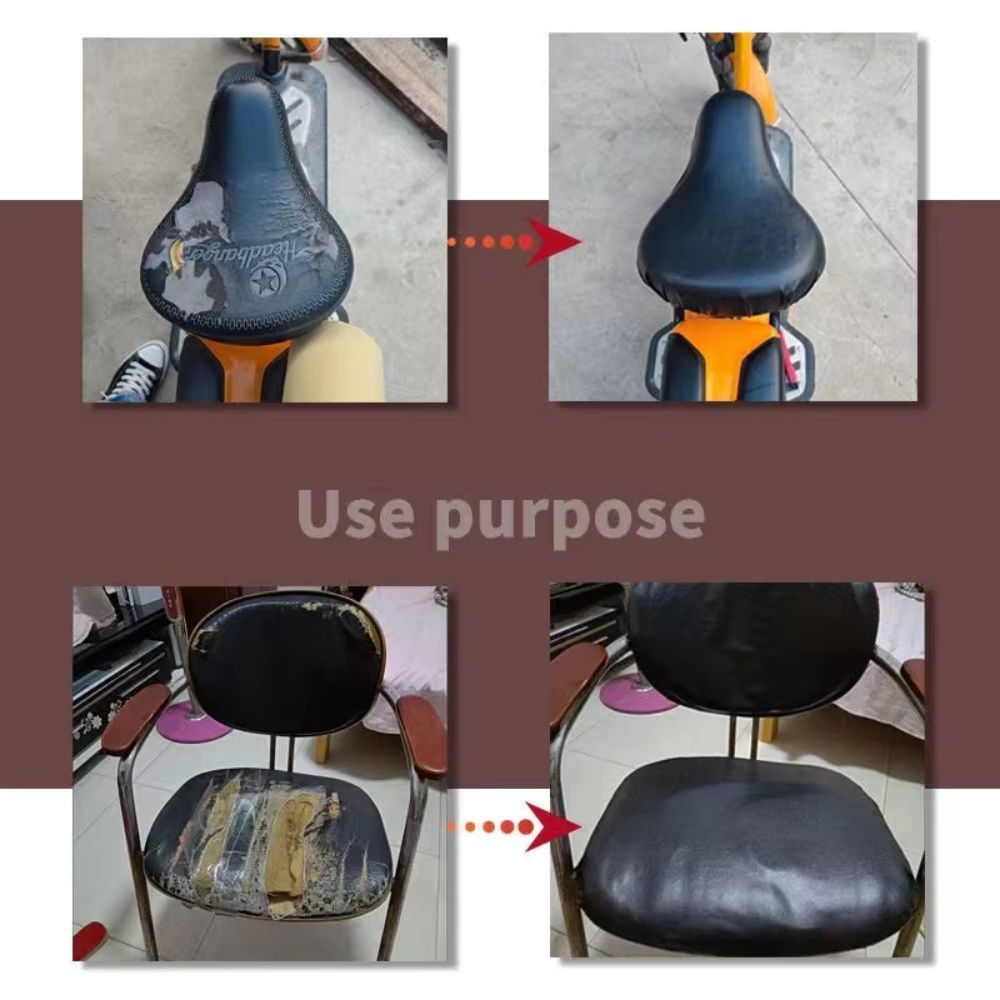 Stiker Kulit Sintetis Tambal Sofa Jok Motor Mobil Sticker Praktis Perkakas Rumah Barang Unik Serbaguna tahan air dan bahan tebal elastis