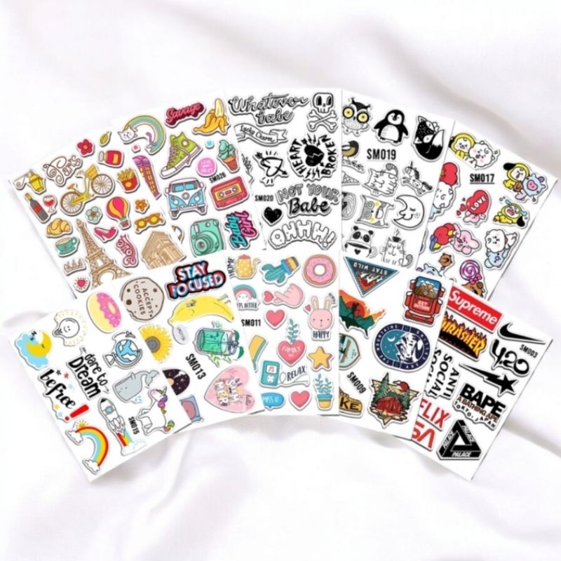 

less_bill90 - Sticker Mini Aesthetic Tumbler karakter animasi