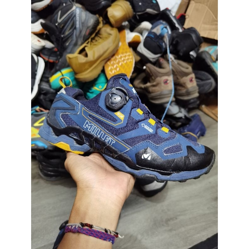 Sepatu Hiking Gunung Trail Run Millet Volcano Boa System Size 41