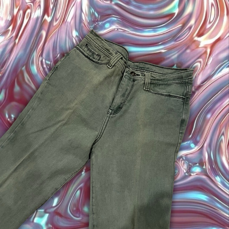 (PRELOVED) Mint Loose Jeans