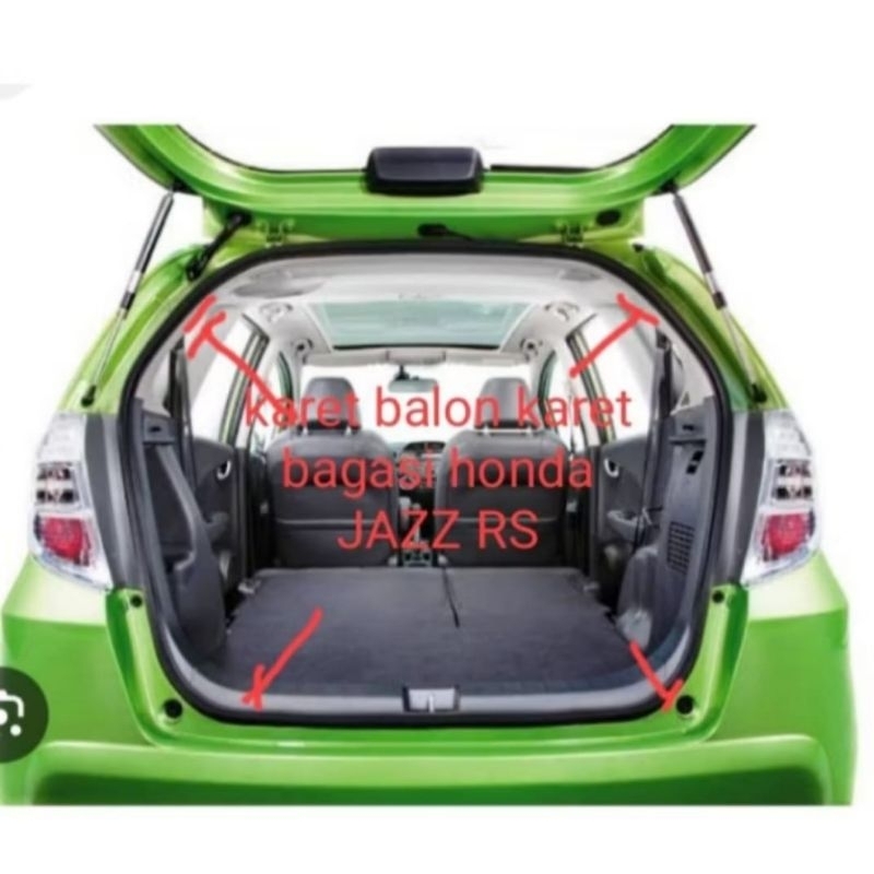 karet bagasi mobil Honda jazz original