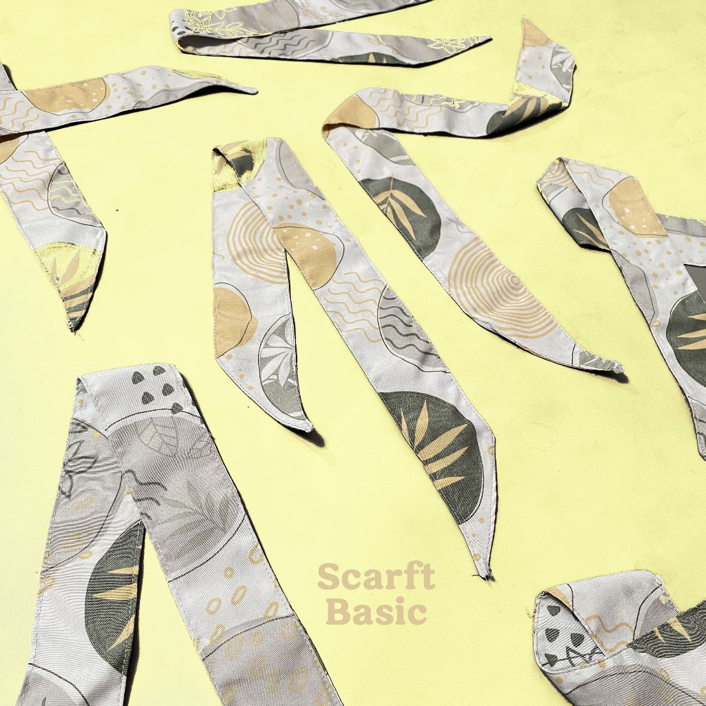 Toune - Scarft Syal Tas Aksesoris Tas Syal Selendang Scarft Tas Gantungan Simpul Tas