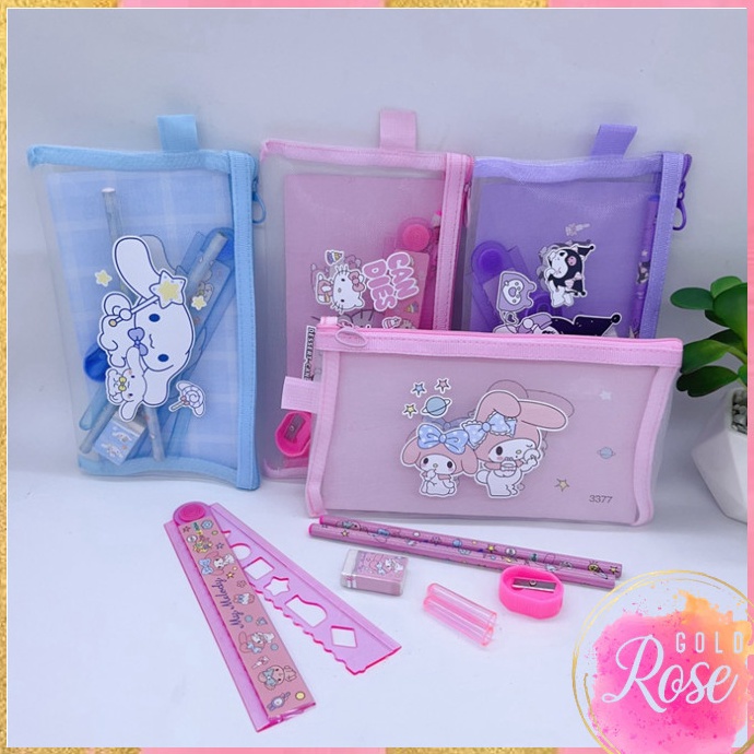 

Serbu Kejutan S615 Alat Tulis Lengkap Karakter Paket Alat Tulis Motif Sanrio Set Alat Tulis 7 in 1 Tempat Pensil Karakter Lucu