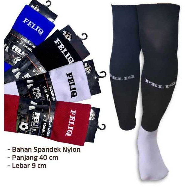 Sambungan Kaos Kaki Bola Panjang / Kaos Kaki Sambung / Leg Sleave Feliq Original
