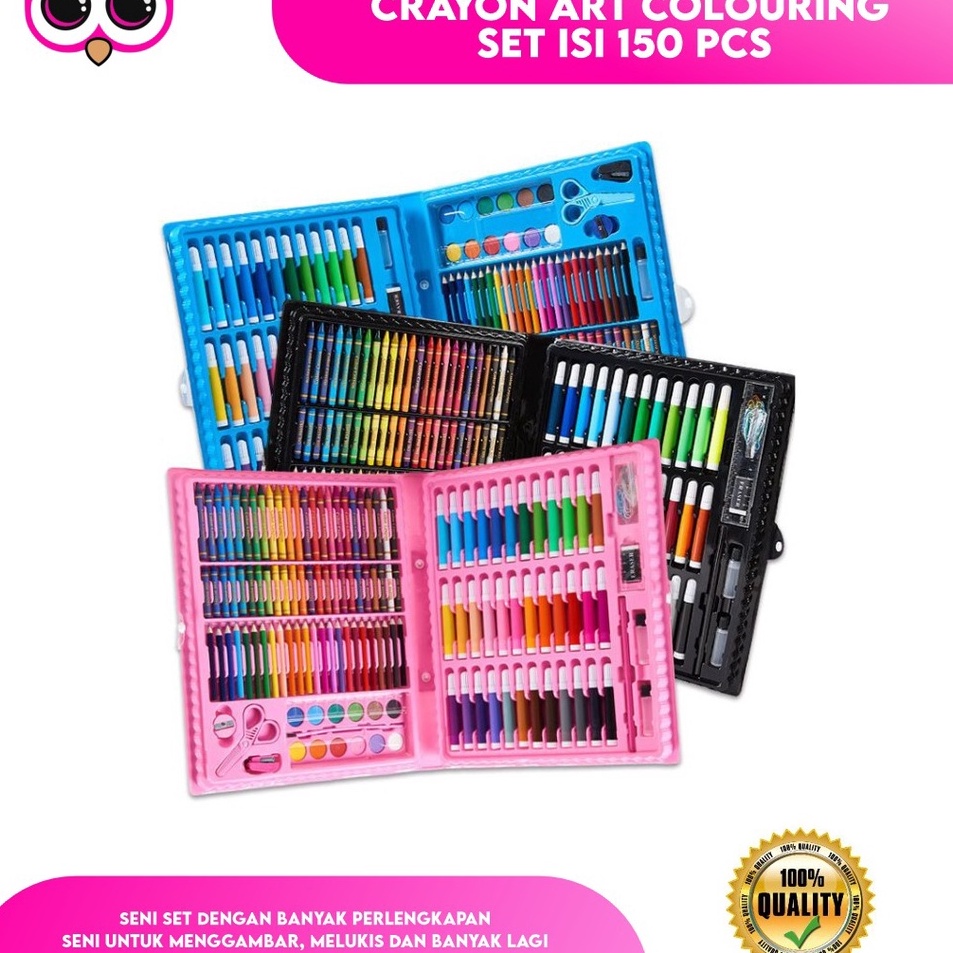 

Baru Kekinian CRAYON ART COLOURING SET ISI 15 PCS ALAT MELUKIS DAN MEWARNAI ANAK KRAYON WARNA