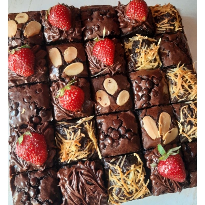 

fudgy brownies 20x20