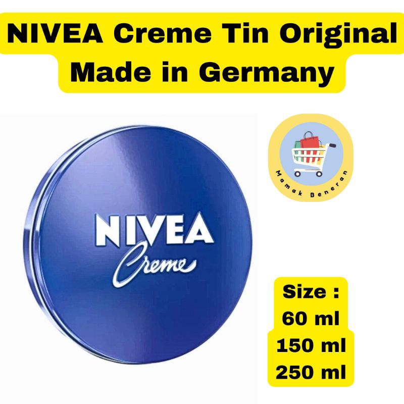 NIVEA Creme Tin made in Germany original 60 150 250 ml