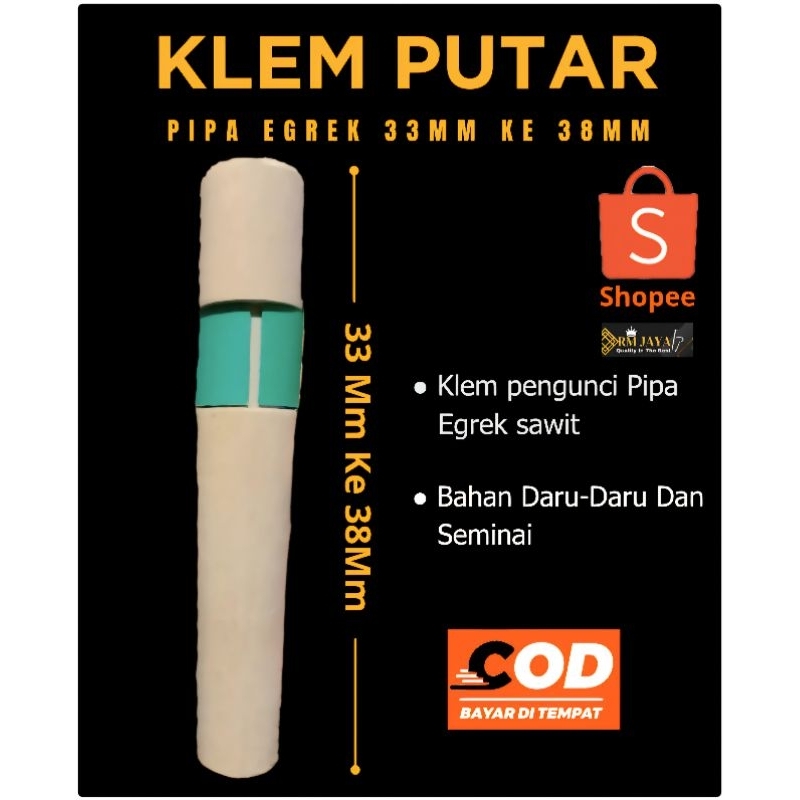 Klem putar pipa egrek