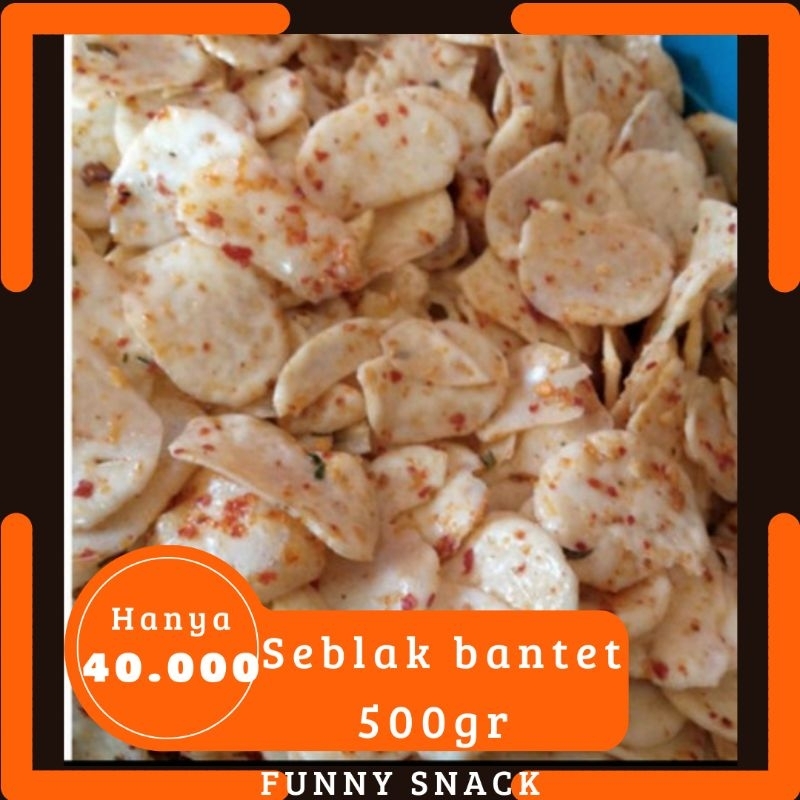 

KRUPUK SEBLAK BANTET 500GRAM | KRUPUK SEBLAK JABLAY | PEDAS DAUN JERUK