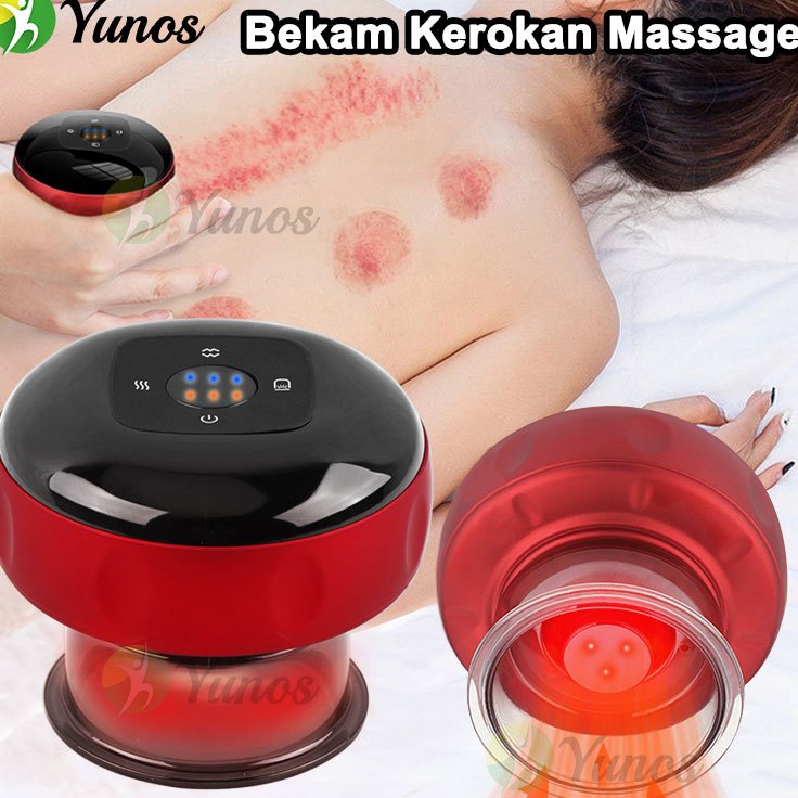 Super Trending  Yunos Alat Bekam Elektrik Vakum Alat Pijat Electric Alat Kerokan Badan Kerik Massage