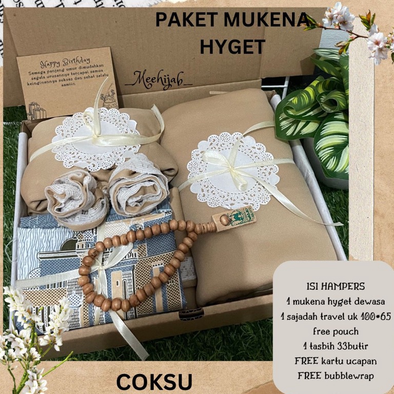 

Diskon Spesial HAMPERS MUKENAH HYGET MURAH KADO PERNIKAHAN ULTAH