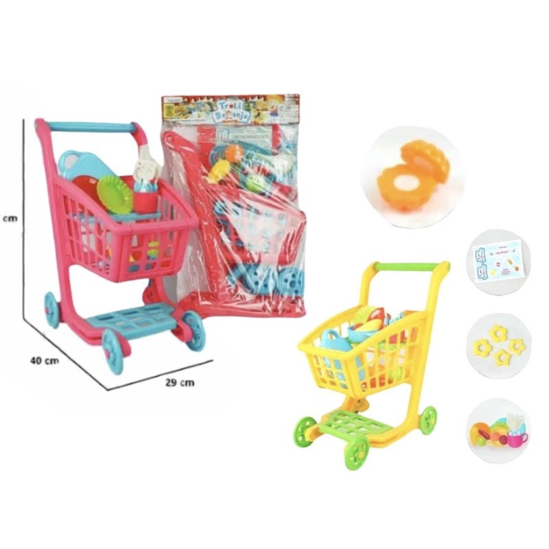 Mainan Troli Belanja Besar / Mainan Troli Dorong Anak