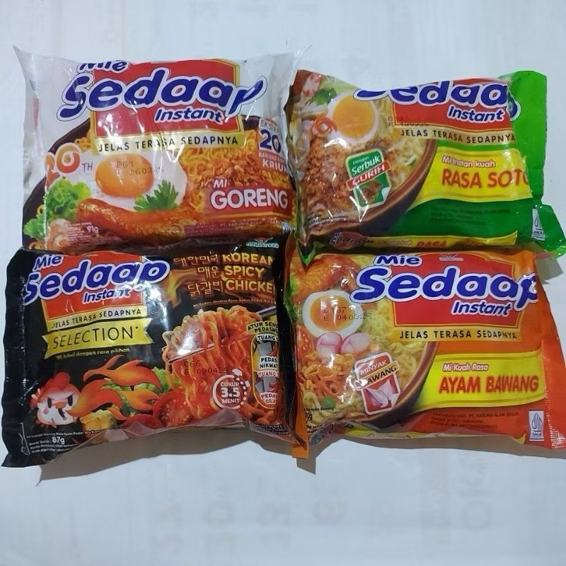 

Mie Sedap All Varian Goreng Kuah Korea Lengkap