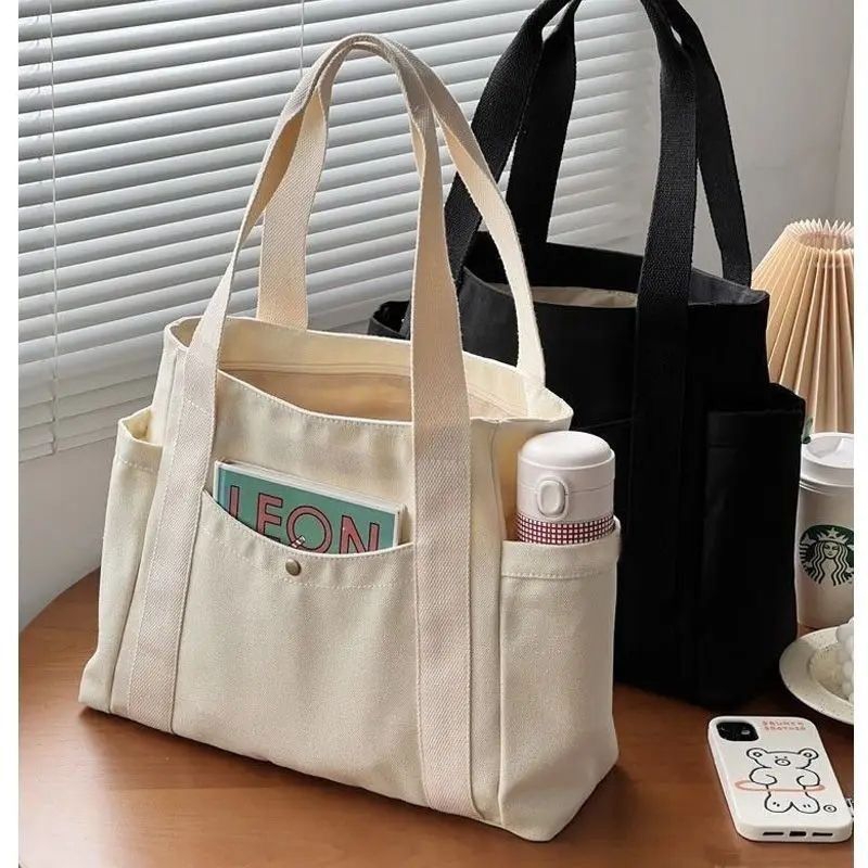 TOTE BAG 65 CANVAS TOTE BAG AESTHETIC KULIAH LEVANA