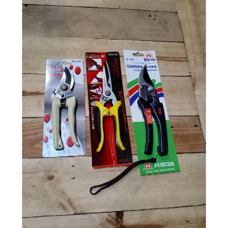 Garansi Tidak Rusak  paket alat bonsai 13  gunting dahan fukuda  gunting soligen  gunting tanaman bo