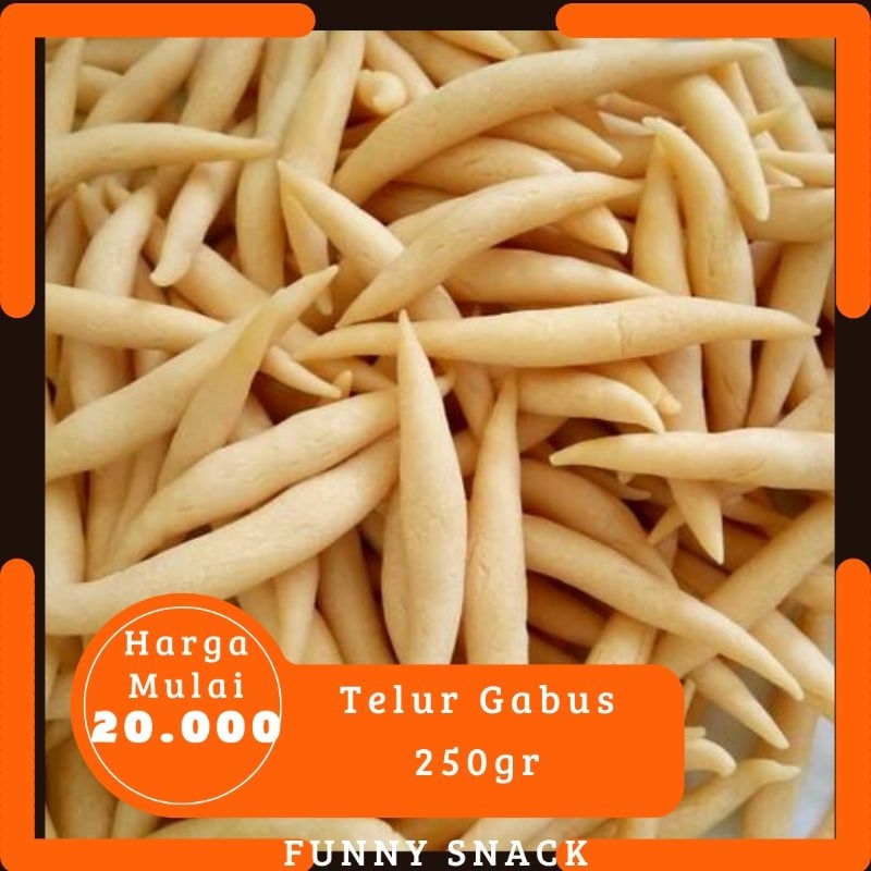 

TELUR GABUS KEJU 250GR / GABUS TELOR